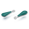 304 Stainless Steel Enamel Charms STAS-N092-178C-2