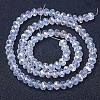 Electroplate Glass Beads Strands EGLA-A044-T6mm-B19-2