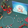 Christmas Theme DIY European Bracelet Necklaces Making Kit DIY-WH0308-346-4