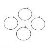 316L Surgical Stainless Steel Hoop Earring Findings STAS-D164-01B-1
