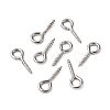 Tarnish Resistant 304 Stainless Steel Screw Eye Pin Peg Bails STAS-L234-165A-P-5