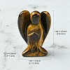 Angel Natural Tiger Eye Home Display Decorations DJEW-YW0001-05A-4