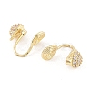 Brass Clip-on Earring Findings KK-K371-27B-G-2