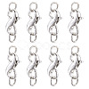 Brass Double Opening Lobster Claw Clasps FIND-TA0001-46P-2