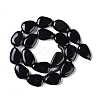 Natural Black Gemstone Beads Strands G-Q164-C01-01-3