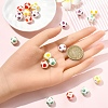 20Pcs 4 Colors Handmade Porcelain Beads PORC-YW0001-22-5