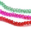 Transparent Painted Glass Beads Strands DGLA-A034-T2mm-A24-4