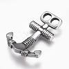 304 Stainless Steel Hook Clasps STAS-O114-077AS-2