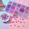 375Pcs 15 Styles Acrylic Beads MACR-YW0002-59A-5