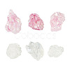 10Pcs 2 Colors Electroplated Natural Druzy Agate Beads G-TA0003-03-2