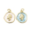 Brass Pendants KK-D105-08C-G-1