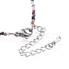 Natural Multicolor Tourmaline Bead Bracelets BJEW-JB04555-06-3