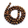 Natural Tiger Eye Beads Strands G-J303-11-10mm-2