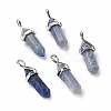 Dyed & Heated Natural Blue Aventurine Pointed Pendants G-K329-62P-1