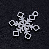Tarnish Resistant 201 Stainless Steel Pendants STAS-Q201-JN305-1-13-2