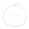 Brass Snake Chain Necklaces NJEW-K123-07P-2