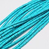 Synthetic Turquoise Beads Strands TURQ-G120-4x6mm-10-1