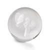 Religious Element Glass Crystal Ball Crystal Ball without Wood Stand PW-WG7CA34-13-2