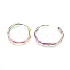 Ion Plating(IP) 304 Stainless Steel Huggie Hoop Earrings EJEW-F111A-25mm-Y-3