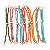 Adjustable Nylon Cord Slider Bracelet Making MAK-F026-A-RG-1