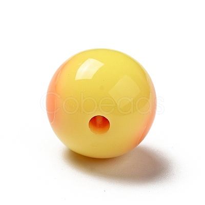 Two Tone Opaque Acrylic Beads SACR-K003-03A-1