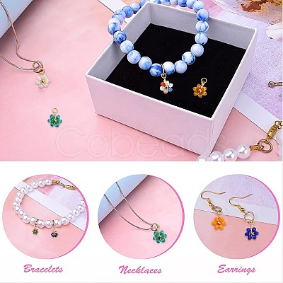 27Pcs 9 Colors Glass Pendants GLAA-CJ0001-83-1