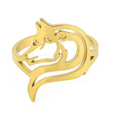 304 Stainless Steel Rings RJEW-R142-02G-1