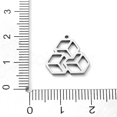 Non-Tarnish 304 Stainless Steel Pendants STAS-D036-05P-1
