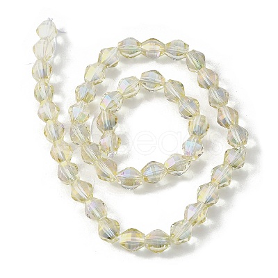 Electroplate Glass Beads Strands EGLA-L045-H-HR01-1