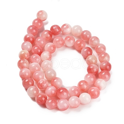 Natural Yellow Jade Beads Strands G-B128-A01-03-1