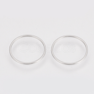 Non-Tarnish 304 Stainless Steel Linking Ring X-STAS-S079-14A-1