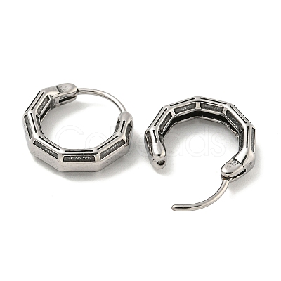 316 Surgical Stainless Steel Hoop Earrings EJEW-D096-12AS-05-1