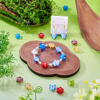 10Pcs Handmade Lampwork Beads LAMP-TADJ0001-01D-1