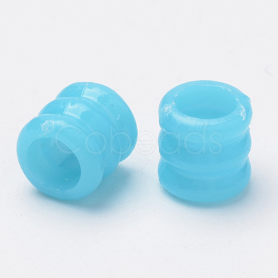 Acrylic European Beads MACR-S272-10-1