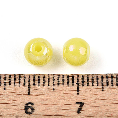 Electroplate Pearlized Glass Pearl Beads EGLA-T021-14A-10-1