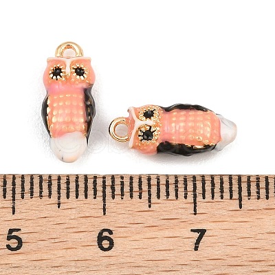 Brass Enamel Pendants KK-CBA6818-04G-05-1