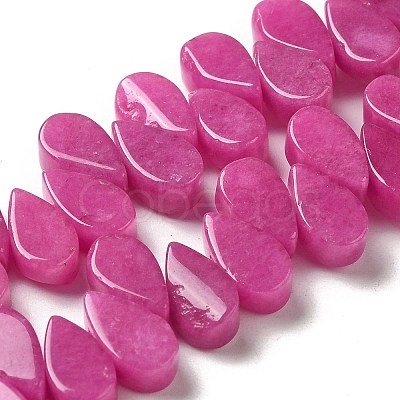 Natural White Jade Beads Strands G-B064-B56-1