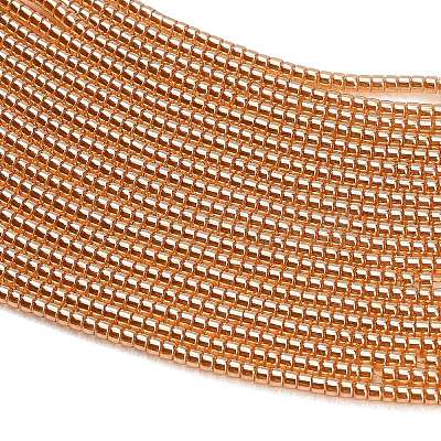 Electroplate Glass Beads Strands GL-CBAA615-01D-1
