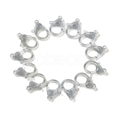 Transparent Plastic Lobster CLaw Clasps LS-KY-H005-A04-1