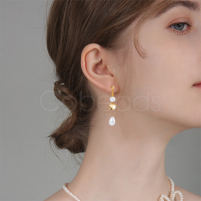 36Pcs Brass Clip-on Earring Findings KK-BBC0016-10G-1