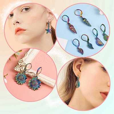 DIY Drop Earring Making Finding Kits DIY-SZ0008-28-1