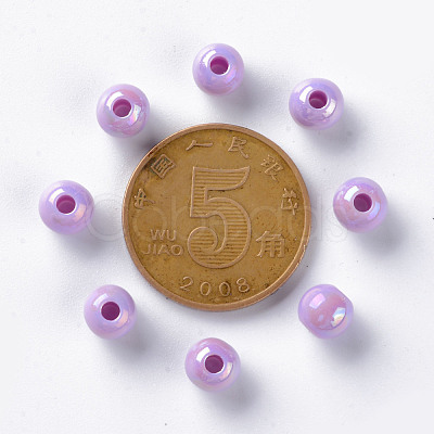 Opaque Acrylic Beads MACR-S370-D6mm-A03-1