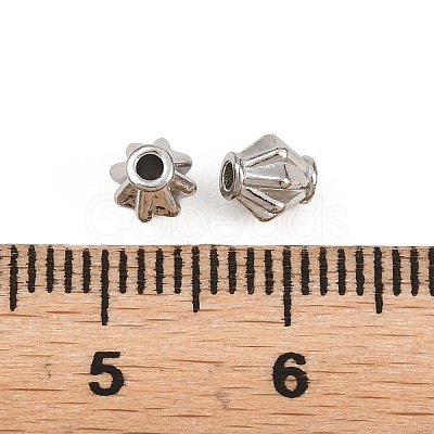 304 Stainless Steel Beads STAS-D394-02M-P-1
