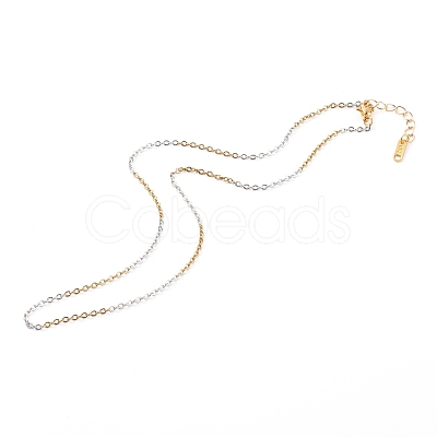 304 Stainless Steel Cable Chain Necklaces NJEW-JN03425-1