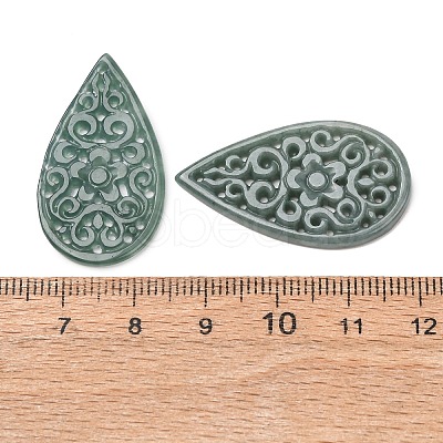 Natural Myanmar Jadeite Carved Pendants G-Z155-05-1