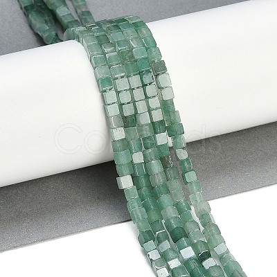 Natural Green Aventurine Beads Strands G-B129-A17-01-1