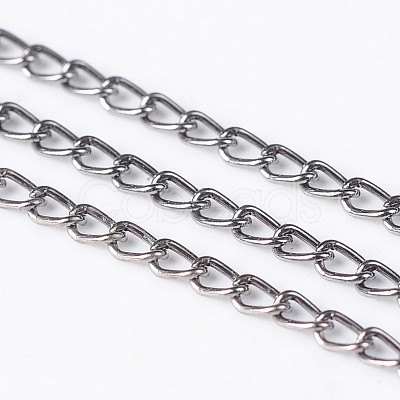 Iron Twisted Chains Curb Chains CHS001Y-B-1
