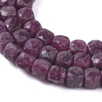 Natural Ruby Beads Strands G-L537-018B-1