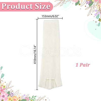 Acrylic Fiber Leg Socks AJEW-WH0661-70A-1