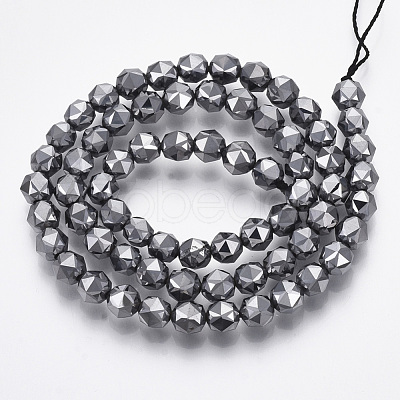 Terahertz Stone Beads Strands G-R462-039A-1
